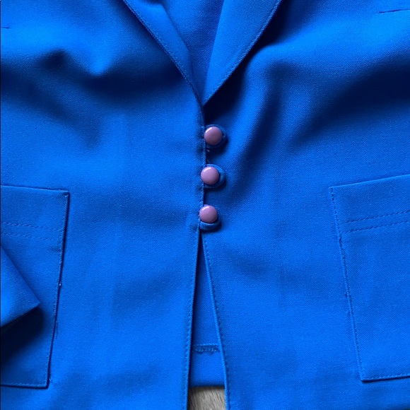 Vintage blue blazer - Picture 3 of 6